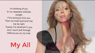 Mariah Carey Vol. 01 |  Greatest Hits Love Songs | Non -Stop Playlist | With Lyrics