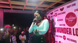 @LydiaJazmine OMUTIMA Performing At Thunder Lounge Komamboga  DJ Gavacorp Creation