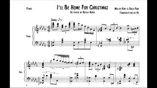 I'll Be Home For Christmas · Beegie Adair piano solo transcription [jazz piano tutorial]