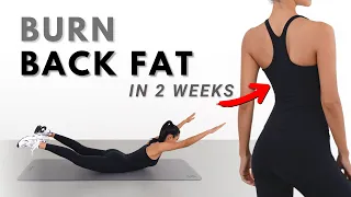 10MIN BURN BACK FAT WORKOUT - Lose Back Fat & Bra Bulge in 2 weeks