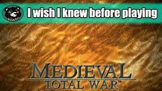 The things I wish I knew before playing Medieval total war