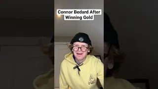Connor Bedard After Winning Gold!