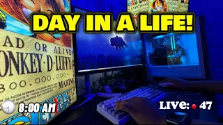 The Day In A Life Of A College Streamer!