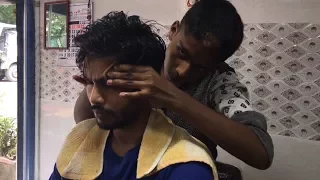 Young Indian Barber - Head Massage | ASMR