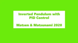 Inverted Pendulum with PID Control - Quarantine 2020 Project