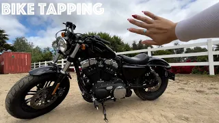 ASMR: Tapping On A Harley Davidson Motorcycle 😎🤘