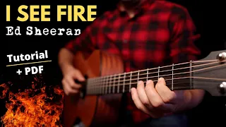 I See Fire | Ed Sheeran - Akustik Gitarre Tutorial für Anfänger