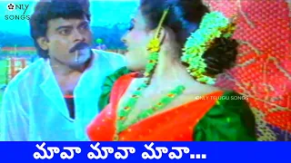 CHIRANJEEVI AND ROJA MAVA MAVA MASS TREND SETTER SONG | BIG BOSS MOVIE | S P BALU, K S CHITRA