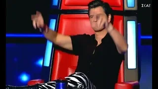 The Voice: Έδωσαν «μάχη» Ρουβάς – Μουζουράκης για τα μάτια της Καλένας