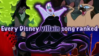 Every Disney villain song ranked!