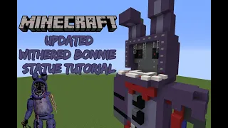 Minecraft Tutorial RE-DO: Updated Withered Bonnie Statue (Five Nights at Freddy's 2)