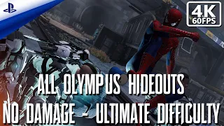 Spider-Man: Remastered PS5 - All Olympus Hideouts *NO DAMAGE* With Movie Suits