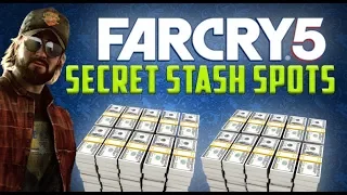 FARCRY 5 - SECRET STASH SPOTS! (PERK POINTS, MONEY & VEHICLE UNLOCKS)