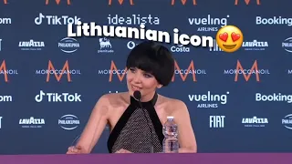 MONIKA LIU being ICON for 2 MINUTES straight | Lithuania Eurovision 2022