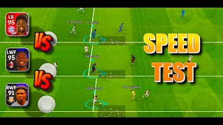 eFootball 2023 | The Fastest Player In eFootball 2023 | Speed Comparison Test