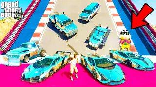 Franklin Testing LUXURY DIAMOND CARS vs MASSIVE SPEED BUMPS in GTA 5 | SHINCHAN and CHOP