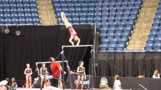 Bridget Sloan - Uneven Bars - 2012 Visa Championships Podium Training