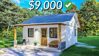 (6x7 Meters) Modern Tiny House Design | 2 Bedrooms Small Cabin House Tour