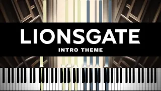 Lionsgate Films Intro (2005) - Piano Tutorial