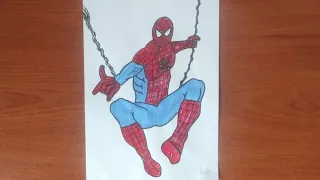 Örümcek adam Nasıl Çizilir// Örümcek adam Çizimi//How To Draw Spiderman//Easy Drawing Spiderman