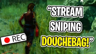 Salty Streamer Thinks I'm Stream Sniping - Dead by Daylight