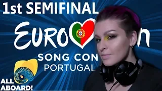 РЕАКЦИЯ 1 ПОЛУФИНАЛ Евровидение 2018 | REACTION  1 SEMIFINAL Eurovision 2018