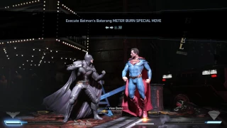 Injustice 2 - Tutorial: Super Meter: Meter Burn Moves, Baterang, Slide Kick, Batman's Super Move