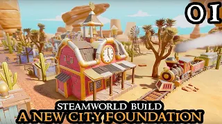 SteamWorld Build - Mining City FOUNDATION - NEW City Builder FULL GAME Part 01 #sponsored