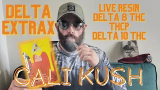 New Delta Extrax Live Resin: Delta 8, 10, & THC-P!! Cali Kush strain review!!!