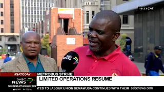 Limited Metrobus operations resume in Johannesburg