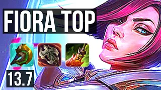 FIORA vs DARIUS (TOP) | 23/2/8, Legendary, 1.1M mastery | KR Diamond | 13.7