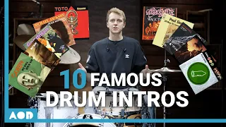 10 Famous DRUM INTROS Everyone Should Know | Finding Your Own Drum Sound