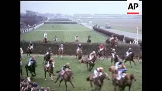 RUNNING OF THE 127TH GRAND NATIONAL - COLOUR