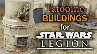 Tatooine/Mos Eisley Buildings for Star Wars Legion - TRASH TERRAIN TUTORIAL - [DESERT TERRAIN EP.4]