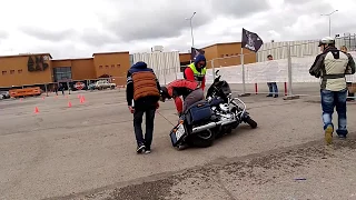 Как поднять тяжелый мотоцикл