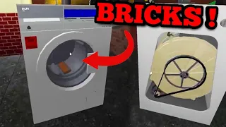 LG, AEG, BOSCH washing machine destruction 😨 | Extreme Smashing & unbalanced spin ! (Roblox)