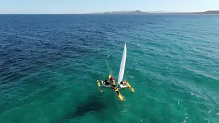 Drone Imagery of a Holopuni on the Sea of Cortez, East Cape Baja California Sur