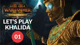 Total War: Warhammer 2 (Vortex) - TOMB QUEEN - Tomb Kings (Khalida) Lets Play 01