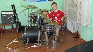 ВВ - Вопли Водоплясова - День народження  -  Drum Cover  -  Даниил Варфоломеев 11 лет