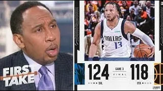 Stephen A rips Jazz "Pure Disgust, They Never Show Up When It's Counts" Mavericks, loss game 3