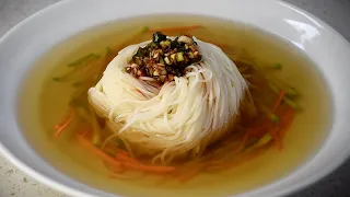 How to make Korean noodles from Korean chef