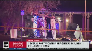 Investigation underway after Fort Worth fire truck flips over