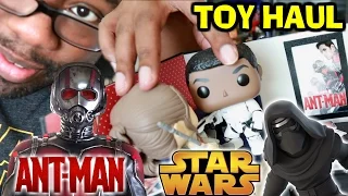 STAR WARS MEETS ANT-MAN?? Force Awakens & Marvel Haul : Black Nerd