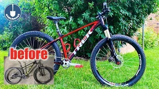 Spray Painting a Bike - Trek Marlin 5 Custom Restoration