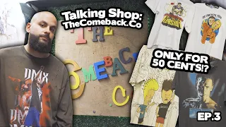 THECOMEBACK.CO A HIDDEN VINTAGE STORE IN KEANRY, NEW JERSEY! TONS OF VTG HEATS! | Talking Shop EP.3