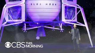 Jeff Bezos unveils Blue Origin's lunar lander Blue Moon