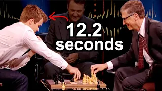 When Magnus Carlsen Defeated Bill Gates in 12 Seconds