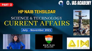 Science & Tech Current Affairs for Himachal Naib Tehsildar 2022- HP NT Exam Current Affairs | Part-3