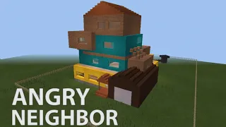 ANGRY NEIGHBOR Gameplay trailer in Minecraft