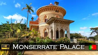 Monserrate Palace - Sintra Portugal 4K Amazing architecture